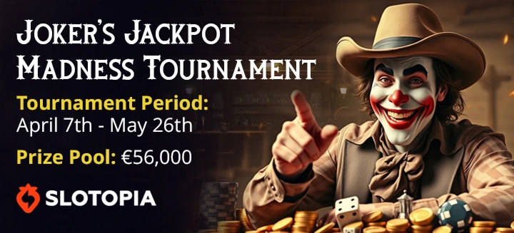 Joker’s Jackpot Madness Tournament €56,000 prize pool